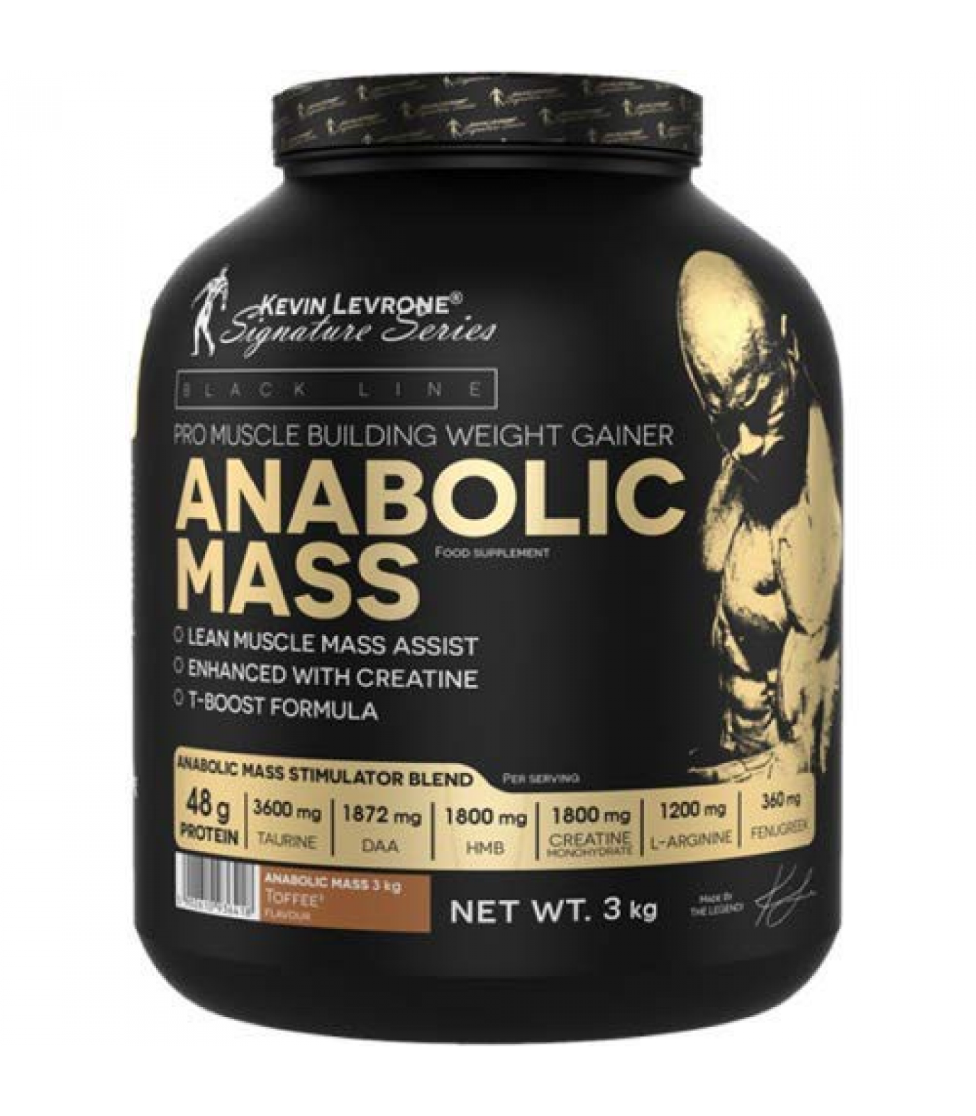 Kevin Levrone Black Line / Anabolic Mass - 3000гр.